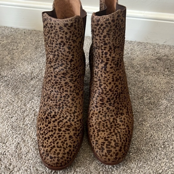 Madewell Laura Chelsea Boot is Spotted Calf Hair - Picture 7 of 10